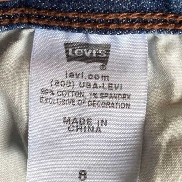 Levi 525 Jean Capris Size 8 - Picture 4 of 4